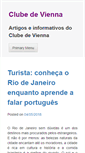 Mobile Screenshot of clubedevienna.com.br
